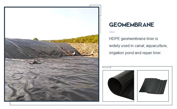 침투 방지 방수 HDPE 지오 엠브라인 0.2mm - 2.5mm 3