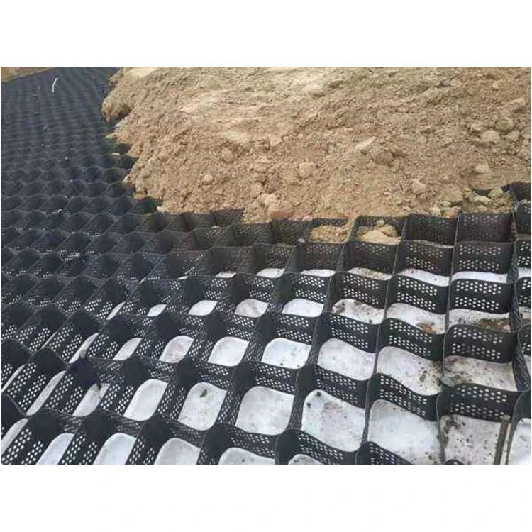높은 튼튼성 모래 노란색 100-445 HDPE 플라스틱 지오 셀 0