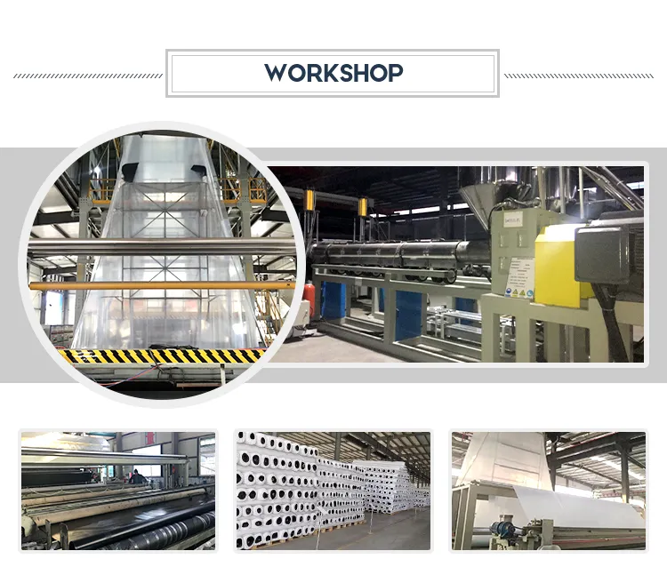 1.0mm 1.5mm 100% 버진 소재 ASTM 누수 방지 방수 불침투성 매끄러운 텍스처 LDPE LLDPE HDPE 지오멤브레인 연못 라이너 (매립지 광산 라이너용) 3