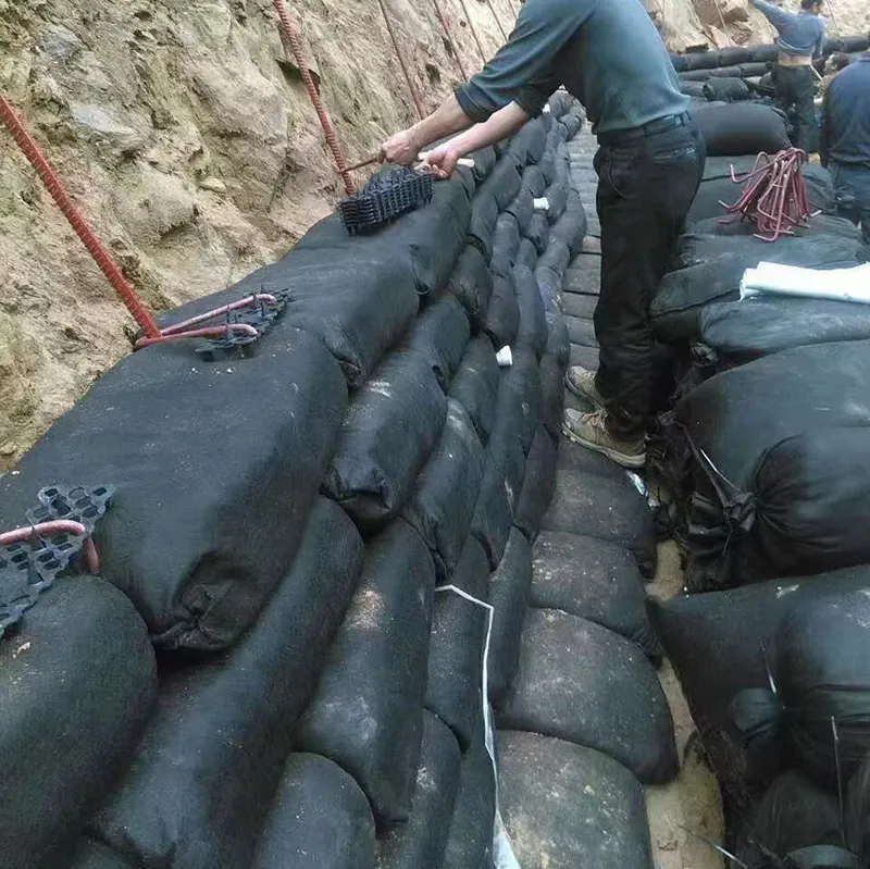 산업용 40*80cm 지오텍스틸 지오백 고속도로 경사 보호 지오텍스틸 지오백 산림 조성 잔디 홍수 관리 지오텍스틸 지오백 7