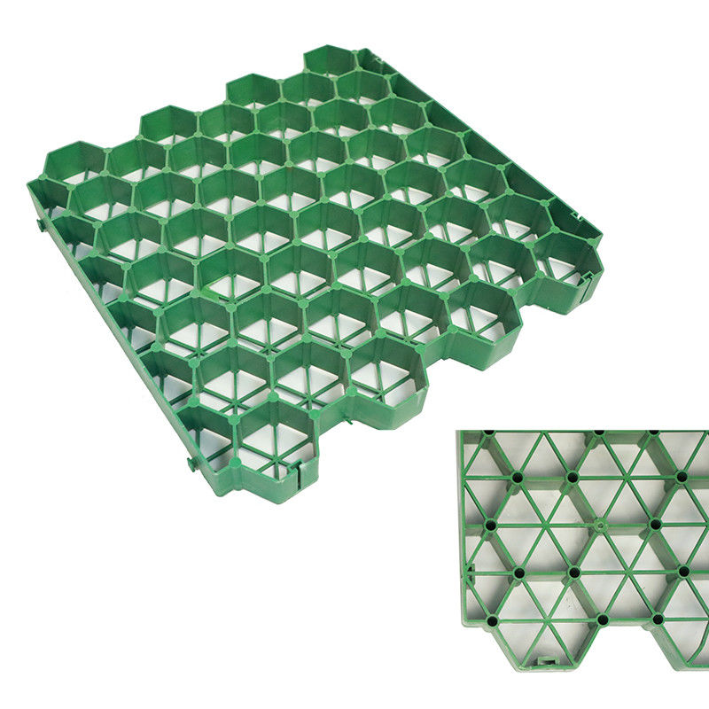 다량 정원을 주차하기 위한 야외 HDPE 벌집형 플라스틱 잔디 그리드 자갈 안정기