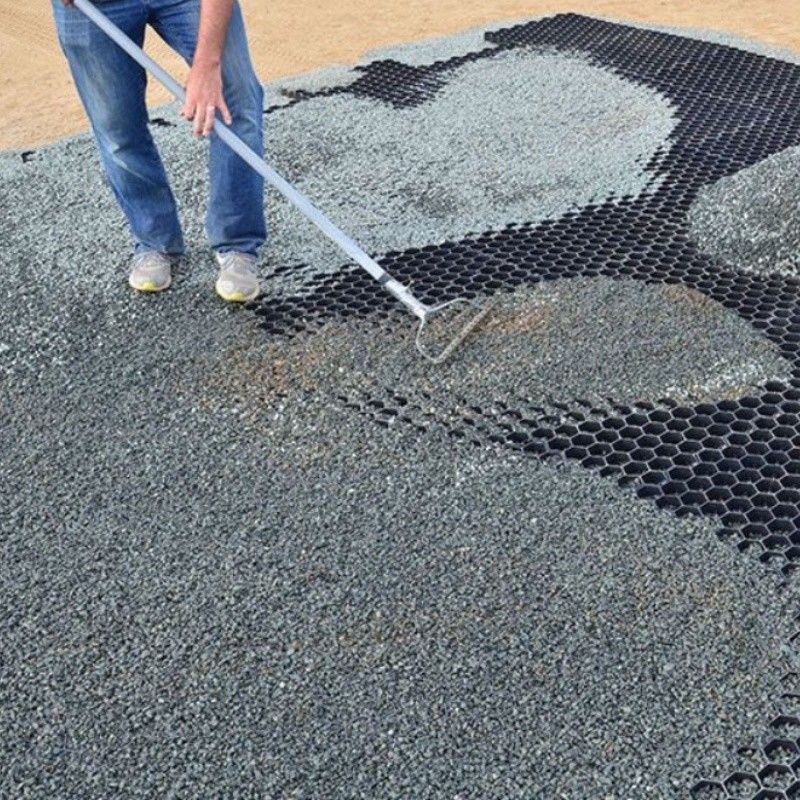 중량 자갈 격자 통통 잔디 포장지 HDPE 플라스틱 잔디 격자 포장지