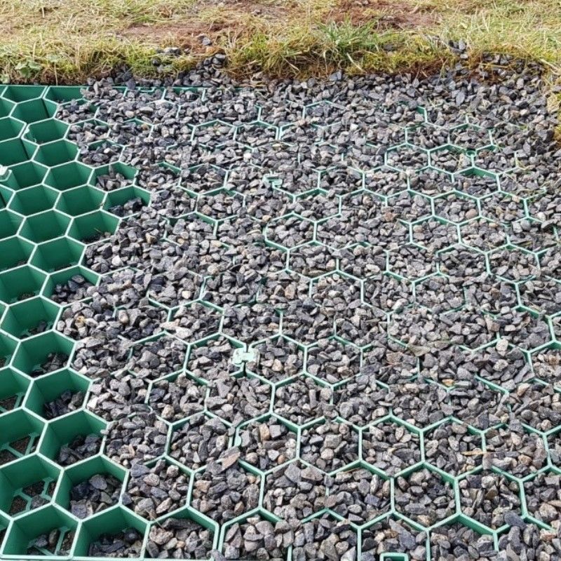 중량 자갈 격자 통통 잔디 포장지 HDPE 플라스틱 잔디 격자 포장지