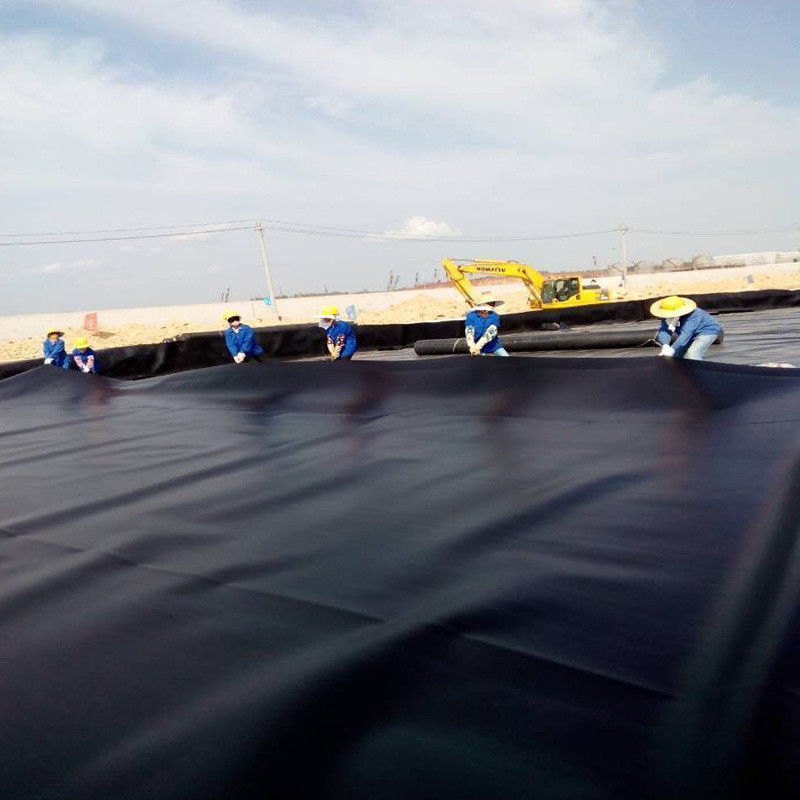 내구성 검정 HDPE 지오임브레인 연못 라인어 0.5mm ∼ 2.0mm 회로 물고기 탱크, 수산물 연못, 물 저장 저장장 및 덤 방수 응용