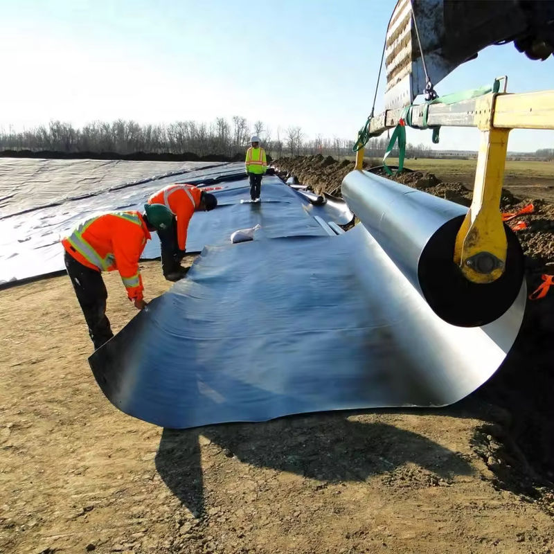 맞춤형 HDPE LDPE LLDPE PVC 지오 엠브란스 물고기 및 새우 연못 및 강화 된 폴리에틸렌 연못 연못