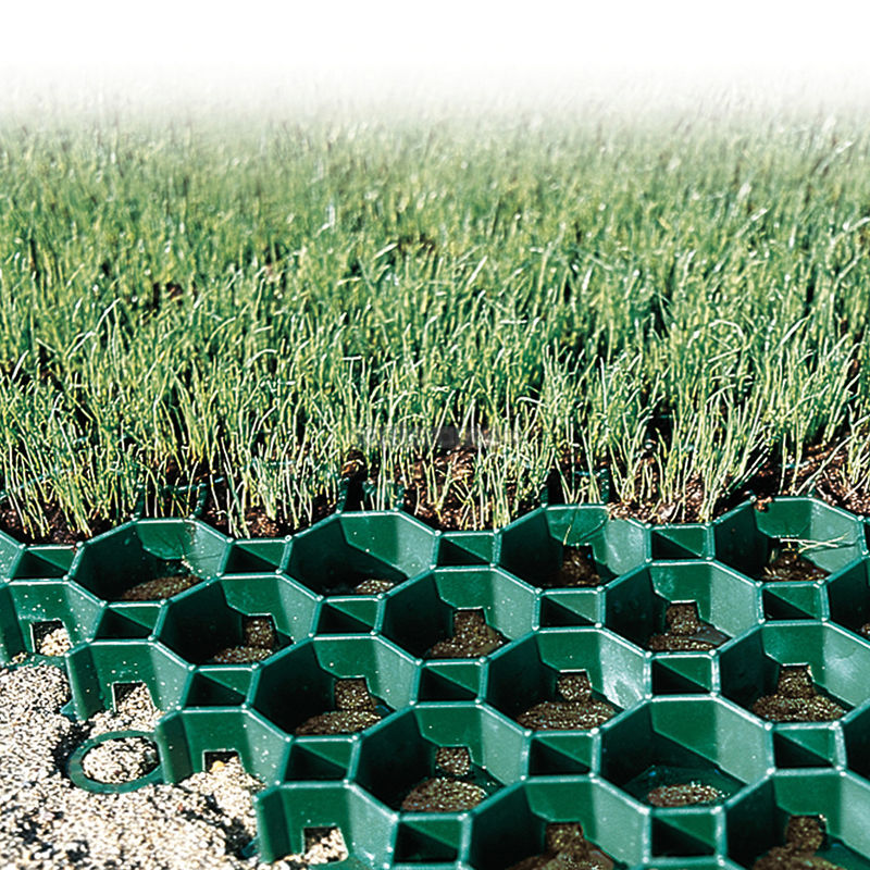 HDPE 포장지 잔디 격자 폴리에스터 지오그리드 주차용 플라스틱 화재 출구 도매 풍경 땅 지오셀 비석 밭 격자