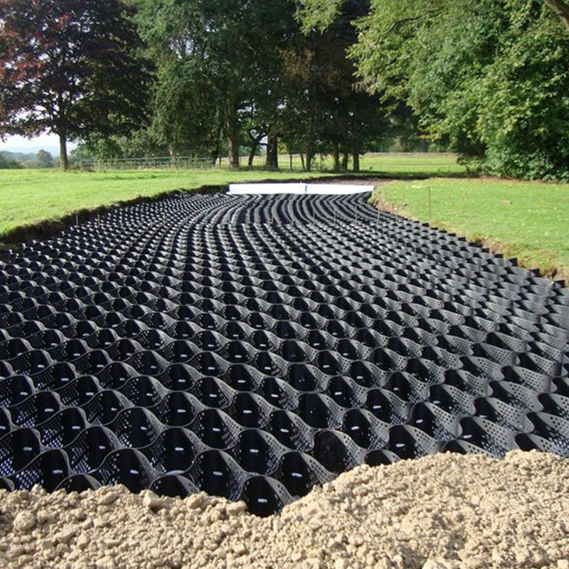토양 격자 폴리에틸렌 꿀집 지오셀 플라스틱 HDPE 투과성 잔디 파워 자갈 격자 HDPE 지오셀