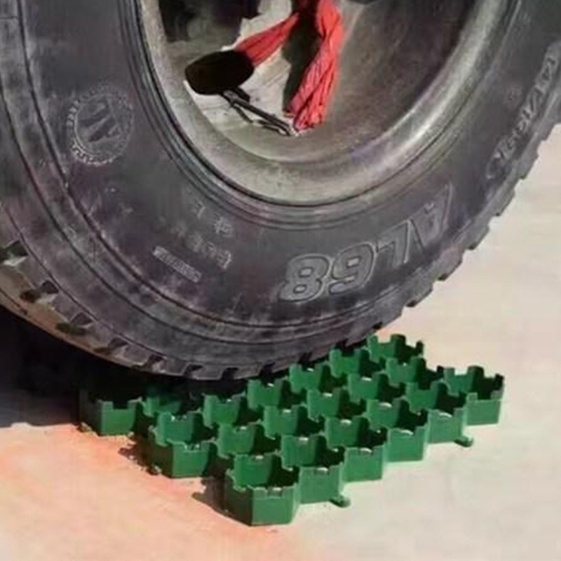 중력 HDPE 잔디 파워 그리드 횡단 도로, 주차장 및 경관용 투과성 토양 강화 및 비석 안정기