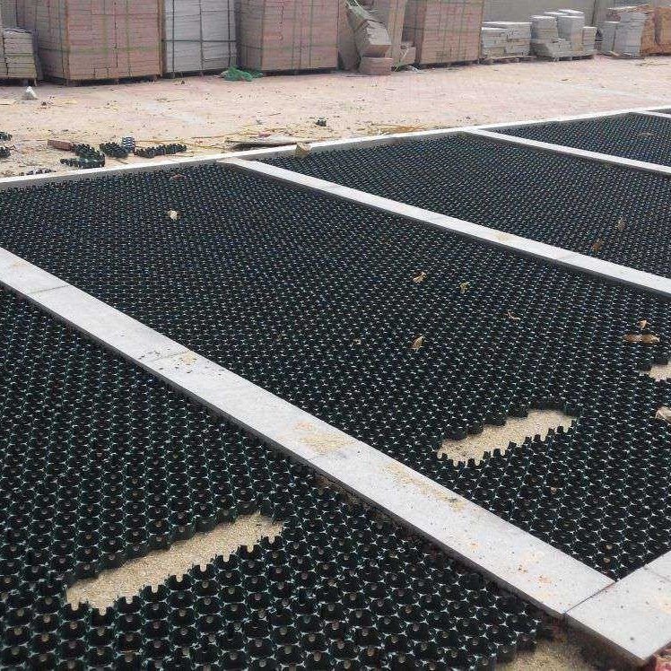 중력 HDPE 잔디 파워 그리드 횡단 도로, 주차장 및 경관용 투과성 토양 강화 및 비석 안정기