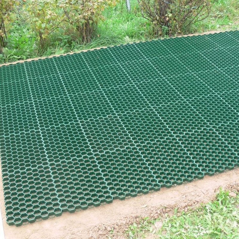 중력 HDPE 잔디 파버 그리드 투과성 토양 강화, 차로, 주차장, 조경 및 잔디 안정화