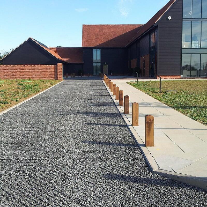 잔디 포장 주차장, 경사면 침식 방지, 토양 안정화, 자갈 포장재 및 조경용 HDPE 플라스틱 잔디 격자