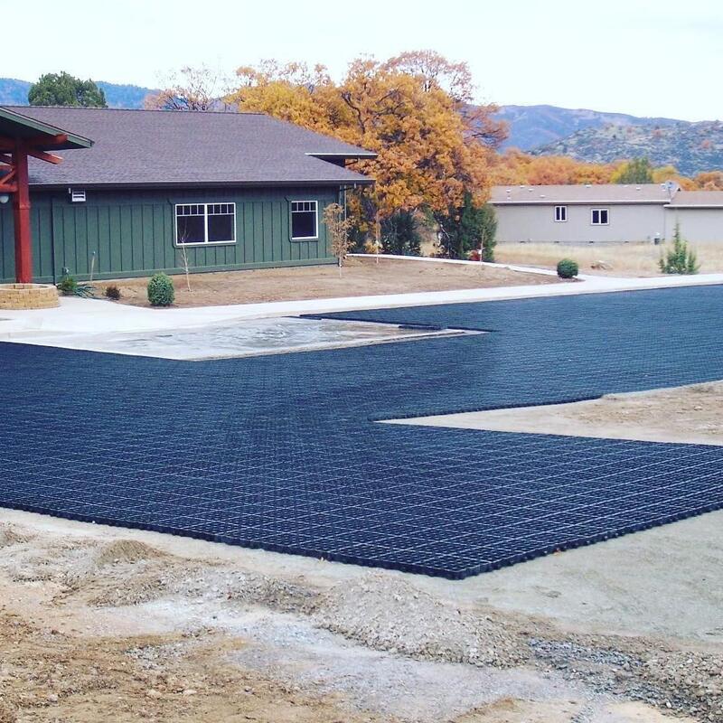 잔디 포장 주차장, 경사면 침식 방지, 토양 안정화, 자갈 포장재 및 조경용 HDPE 플라스틱 잔디 격자